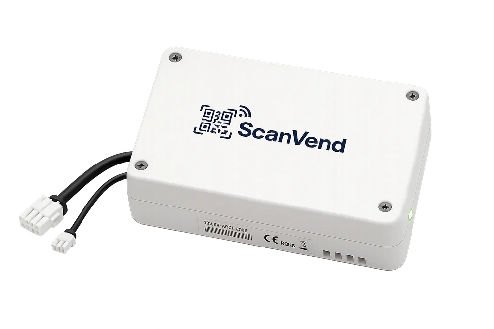 Dispositivo de retrofit ScanVend con cables de conexión rápida